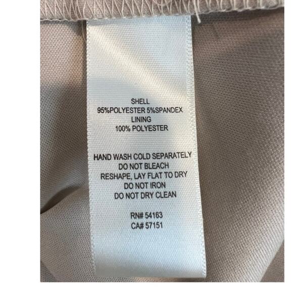 ELIZA J Metallic Gold striped Jersey Knit Cocktail Party Dress NWT Size 6 - Picture 9 of 12